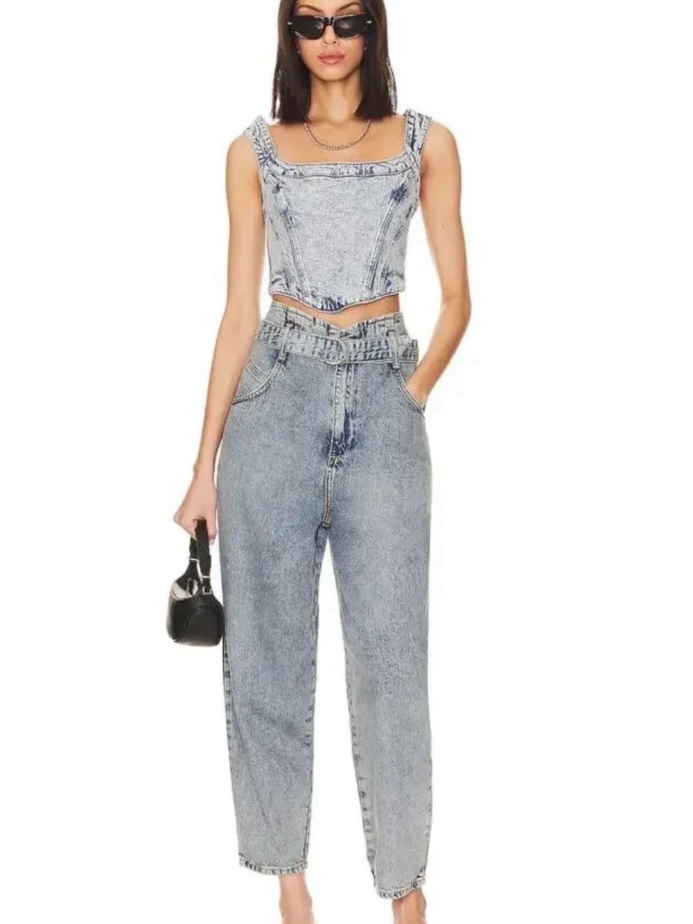 AllSaints Light Acid Wash High-Rise Women’s Jeans